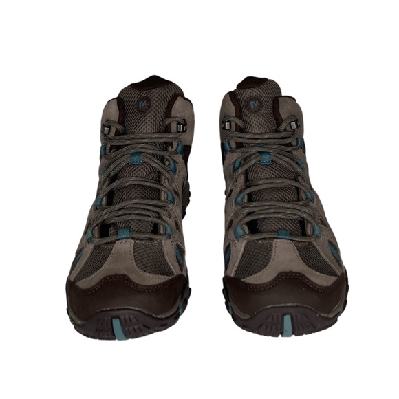 Merrell Deverta 2 Mid Womens Waterproof Leather Hiking Boots Outdoor Trekking - Picture 2 of 5